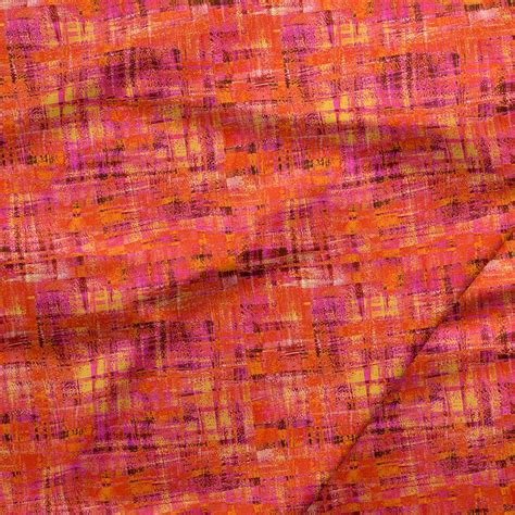 Cotton Brushstrokes Painted Look Textured Tonal Blenders Pink Cotton