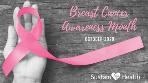 Sustainhealth Breast Cancer Awareness Month 2020 Sustainhealth