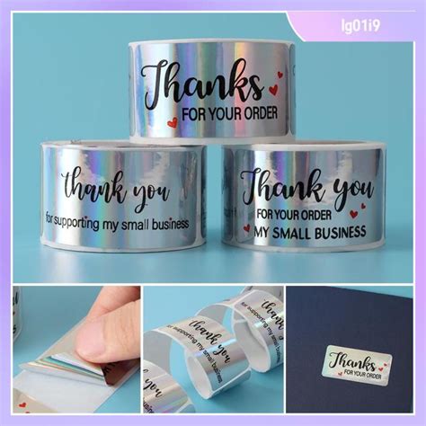 120pcs Thank You Stickers Thank You For Supporting My Small Business