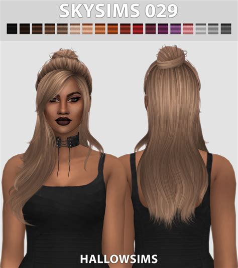 Hallow Sims Nexus Hair Sims 4 Black Hair Sims 4 Sims