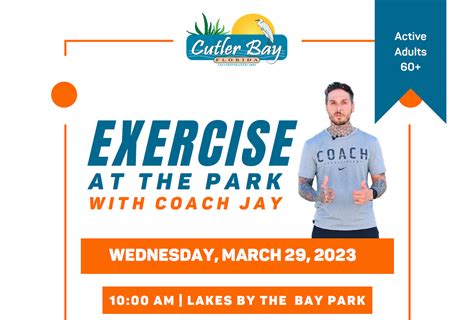 Active Adults Exercise At The Park Town Of Cutler Bay Florida