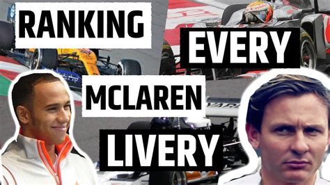 Ranking Every Mclaren F1 Livery Tierlist Youtube