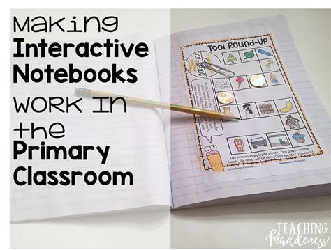Making Interactive Notebooks Work In The Primary Classroom Teaching