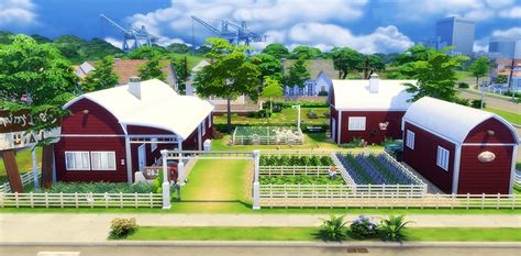 Animal Farmhouse Sims 4 Houses