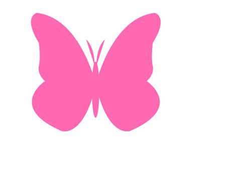 Hot Pink Butterfly Clip Art At Vector Clip Art Online