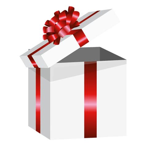 Open Wrapped Present Box Transparent Png And Svg Vector File