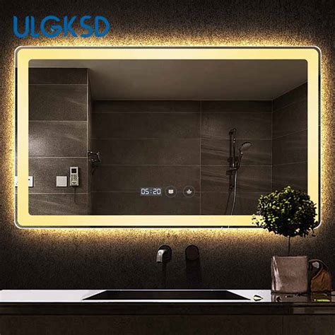 Smart Bathroom Mirror Bathroom Mirror Anti Fog Explosion Proof Led Bathroom Toilet Bluetooth