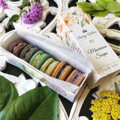 French Macaron Soap Box Assorted Colors T Box