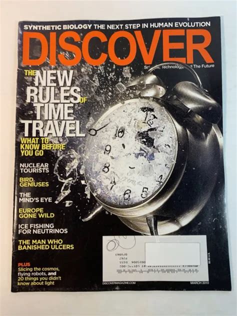 Discover Magazine March 2010 The New Rules Of Time Travel £960