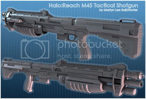 Release Haloreach M45 Tactical Shotgun Highpoly