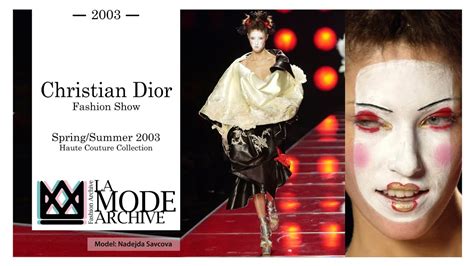 Christian Dior Fashion Show Springsummer 2003 Haute Couture