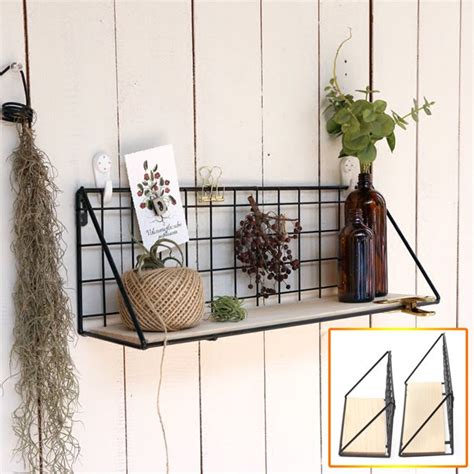 The robust design is due to the solid wood and metal, which impart unmatched durability and longevity to the design. Decorative Shelf Set , Metal & Wood Industrial Modern Grid ...