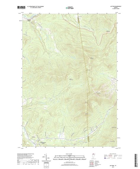 Mytopo Jay Peak Vermont Usgs Quad Topo Map