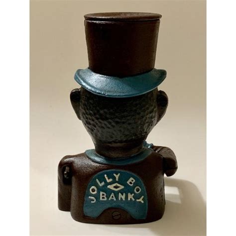 Sold Price 1896 Black Americana Cast Iron Mechanical Coin Bank March
