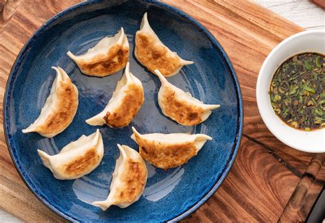 chicken and ham dumplings with quick dipping sauce