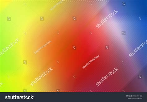 Digital Graphic Colorful Blur Background Effect Stock Illustration