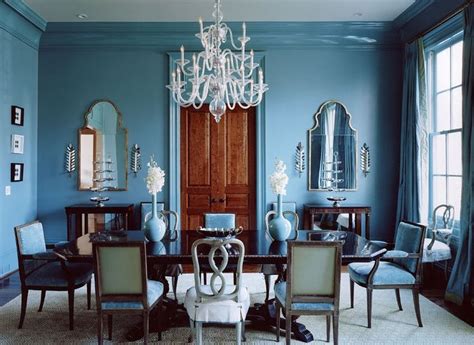 The Power Of One 10 Beautiful Monochromatic Rooms Turquoise Dining