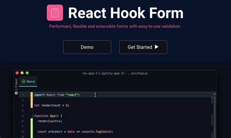 React Hook Form Tutorial A Simple And Best React Hook To Handle Forms