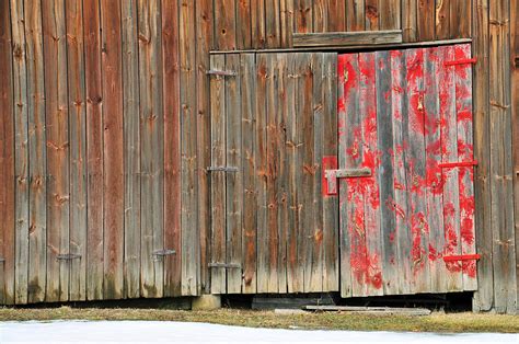 Red Barn Door Photograph By Mike Martin Fine Art America
