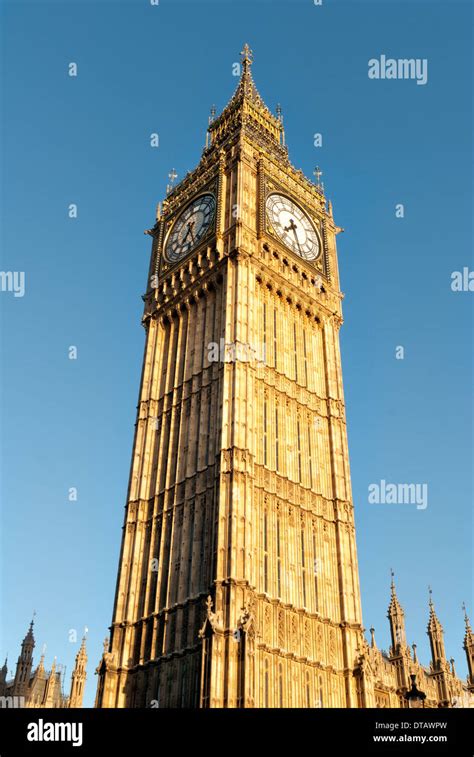 The Elizabeth Tower Known As Big Ben In London Stock Photo Alamy