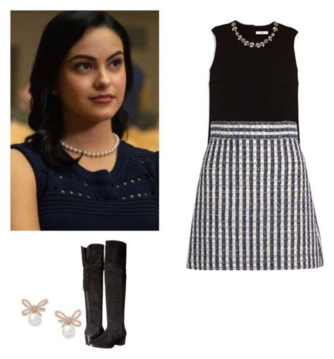 Veronica and betty are twinning in new riverdale. Veronica Lodge outfit with a skirt and knee boots ...