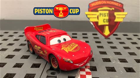 Mattel Pixar Cars 2 Hudson Hornet Piston Cup Lightning McQueen YouTube
