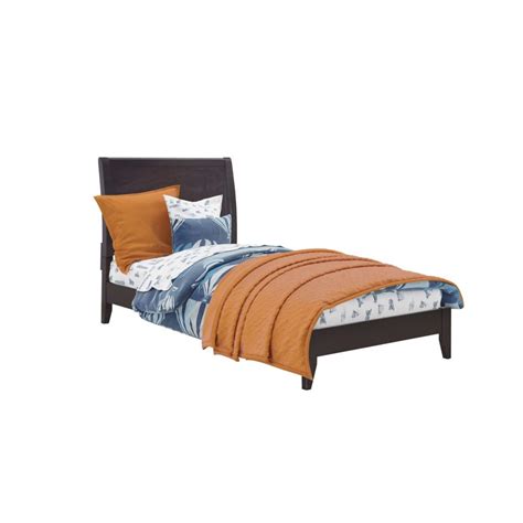 Corliving Ashland Twinsingle Bed In Dark Cappuccino The Home Depot