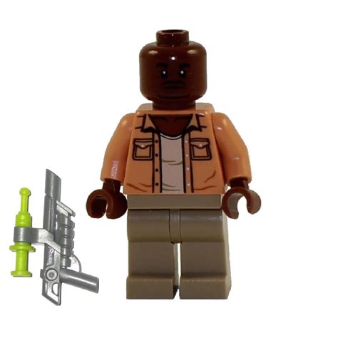 Lego Minifigure Jurassic World Barry With Tranquilizer Gun
