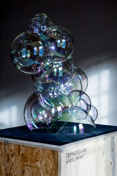 Completely Made Of Borosilicate Glass The Bubble Cabinet Is Huge Cluster Of Soap Bubbles