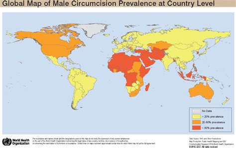 2008 01 112007 Who Prevalence Of Circumcision 1039×653 Map Medical Technology Medical