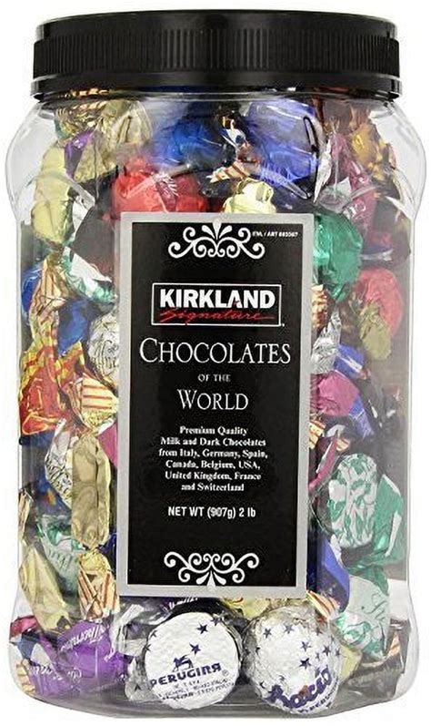 Kirkland Signature Chocolates Of The World In Assortment Jar Lb