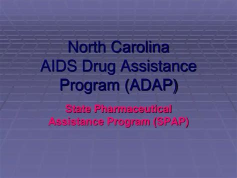 Ppt North Carolina Aids Drug Assistance Program Adap Powerpoint