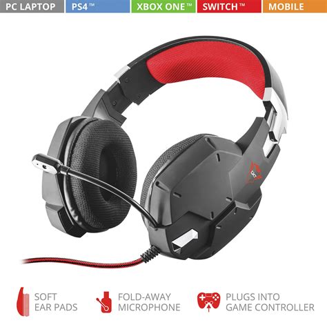Trust Gxt322 Dynamic Headset Gaming Headset 35 Mm Jack Corded Over The