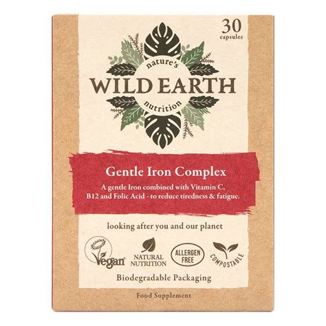 Wild Earth Gentle Iron Complex Capsules Holland And Barrett
