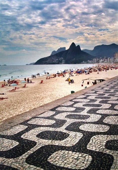 Ipanema Beach Rio De Janeiro Brazil By Eric Van