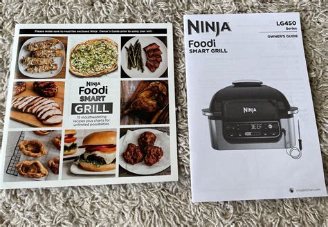 Ninja Foodi Smart Grill Lg450co With Temperature Cook Sensor New No