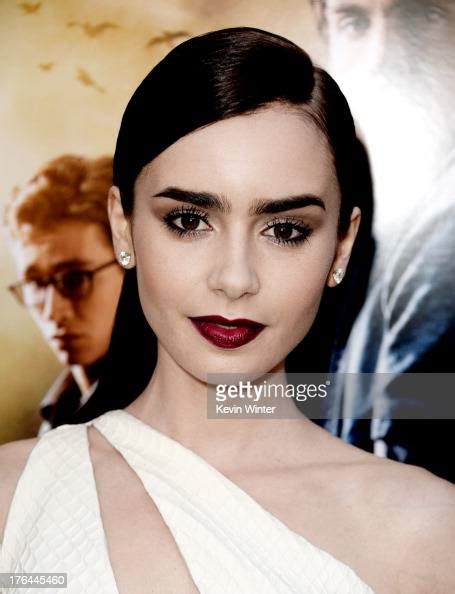 Actress Lily Collins Arrives At The Premiere Of Screen Gems And News Photo Getty Images