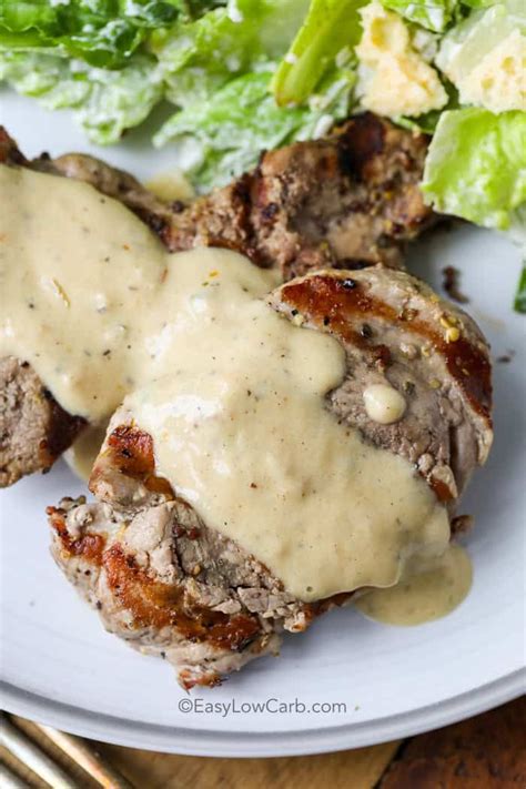 As a mom of 5 children i am always on the hunt for a great deal on meat so that i can stash it away in my upright freezer out in the garage. Pork Tenderloin with Creamy Dijon Sauce is a quick and easy low carb recipe. Pork tenderloin ...