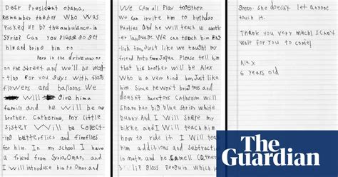 Obamas Letters To Fellow Americans In Pictures Books The Guardian
