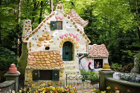 House Of Hansel And Gretel Theme Park De Efteling In The Netherlands