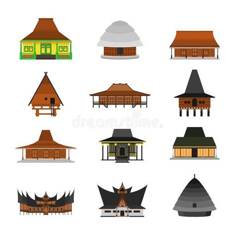 Detail Gambar Rumah Adat Indonesia Kartun Koleksi Nomer 8