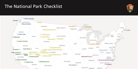 National Park Map Checklist Lake Livingston State Park Map