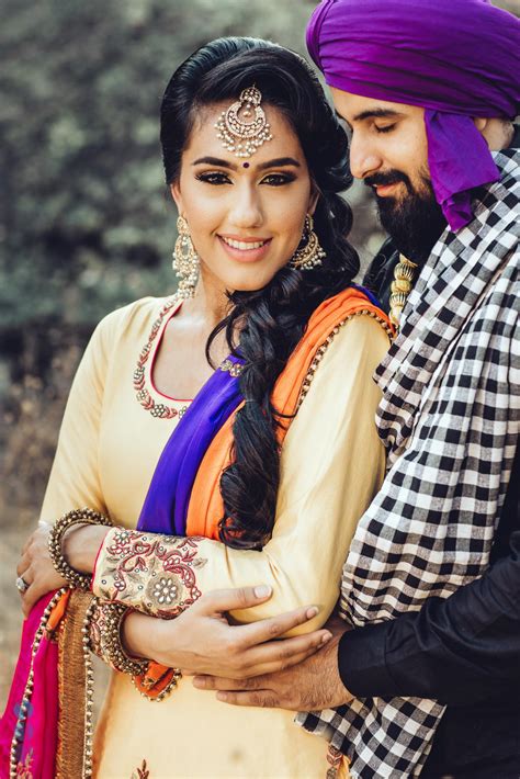 Classic And Romantic Indian Engagement Photography