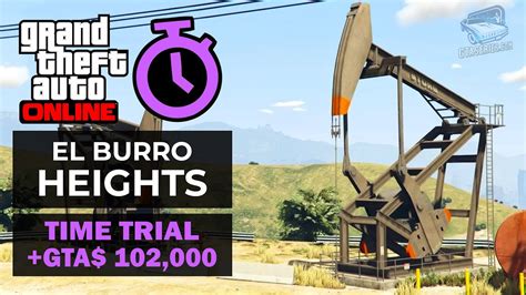 Gta Online Time Trial El Burro Heights Under Par Time Youtube