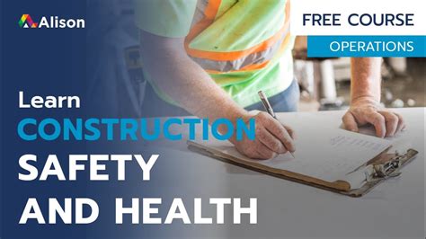 Construction Safety And Health Free Online Course With Certificate