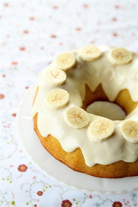 Banana Pudding Cake With Cream Cheese Glaze From Kitchenmagpie
