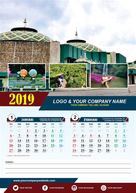 Kostenlose kalender 2021 zum download und ausdrucken. Desain Kalender Dinding di CorelDRAW Free CDR - TUTORiduan.com