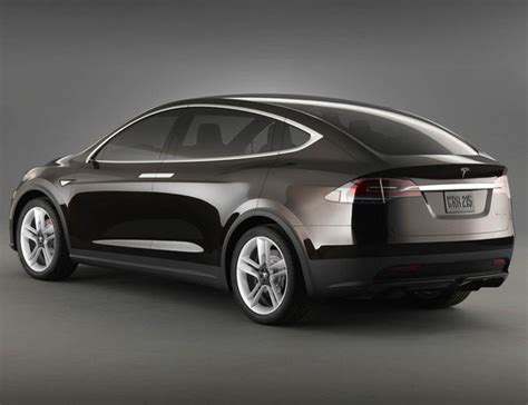 Tesla Model X Electric Suv Back Inhabitat Green Design Innovation