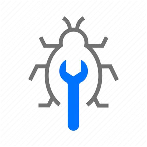 Bug Fix Fixing Repair Solution Wrench Icon