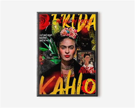 Frida Kahlo Pop Art Print Colourful Modern Wall Art Poster Etsy